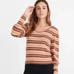 Madewell Multicolor Striped Sweater - Size XXS (fits S)